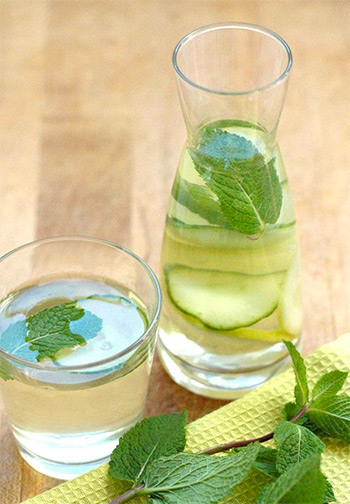 thé glacé menthe