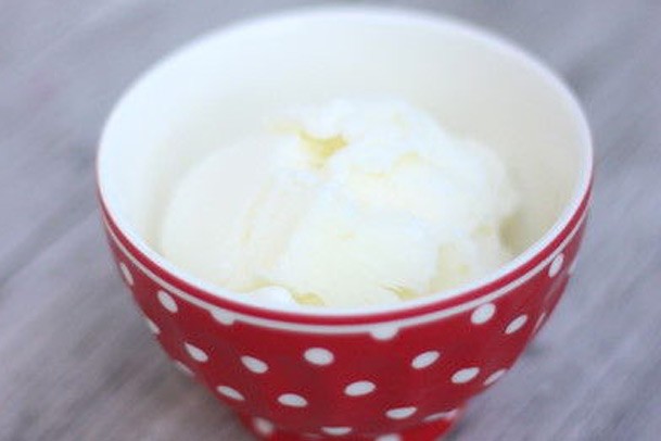 Un sorbet faisselle de flemmasse facile et rapide